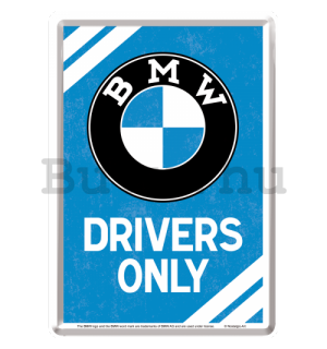 Fém képeslap - BMW Drivers Only
