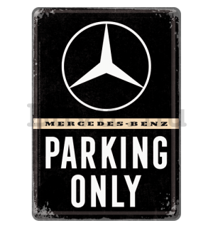 Fém képeslap - Mercedes-Benz Parking Only