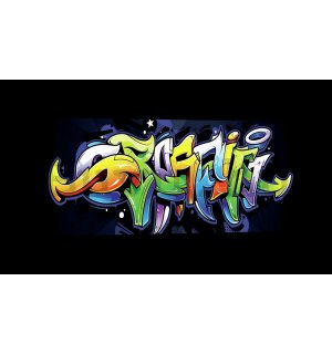 Vászonkép: Graffiti (4) - 145x45 cm