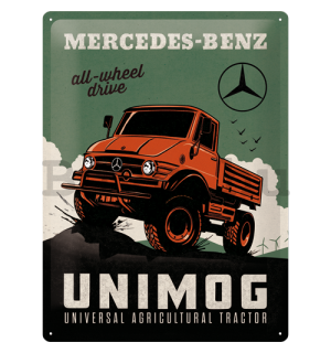 Fémtáblák: Mercedes-Benz Unimog - 40x30 cm