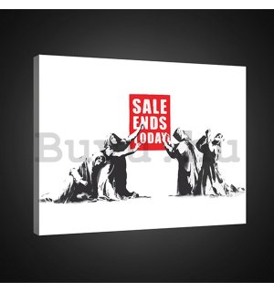 Vászonkép: Sale Ends Today (graffiti) - 75x100 cm