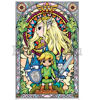 Plakát The Legend Of Zelda (Stained Glass)