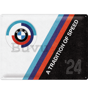 Fémtáblák: BMW Motorsport (Tradition Of Speed) - 40x30 cm
