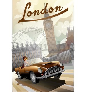 Poster: London (Art Deco)