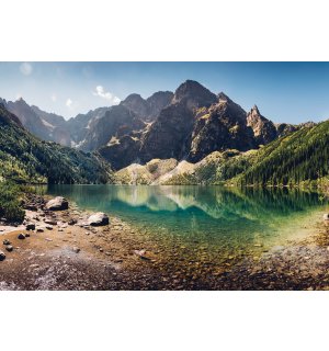 Vlies fotótapéta: Hegyi tó - 254x184 cm