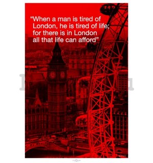 Plakát - Londýn (idézet)